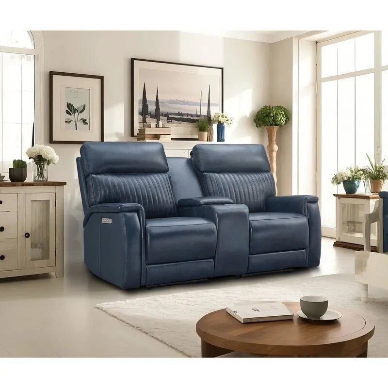 73 Leather Zero Gravity Power Reclining Loveseat with Power Headrest and Power Lumbar,USB&USB-C Port