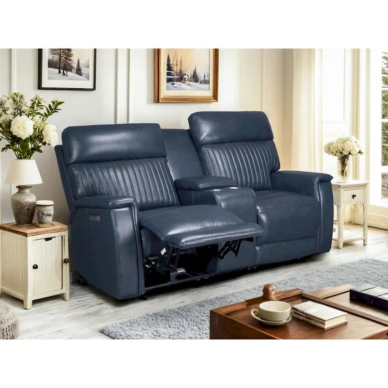 73 Leather Zero Gravity Power Reclining Loveseat with Power Headrest and Power Lumbar,USB&USB-C Port