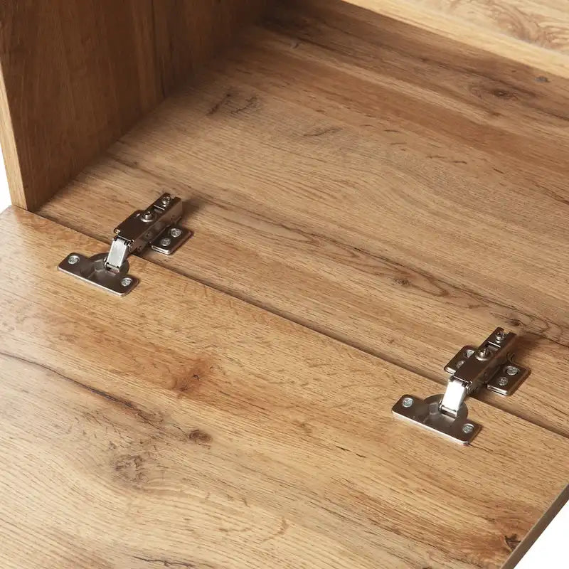 Meuble TV de 193 cm avec portes abattantes et rangement pour téléviseurs jusqu'à 203 cm