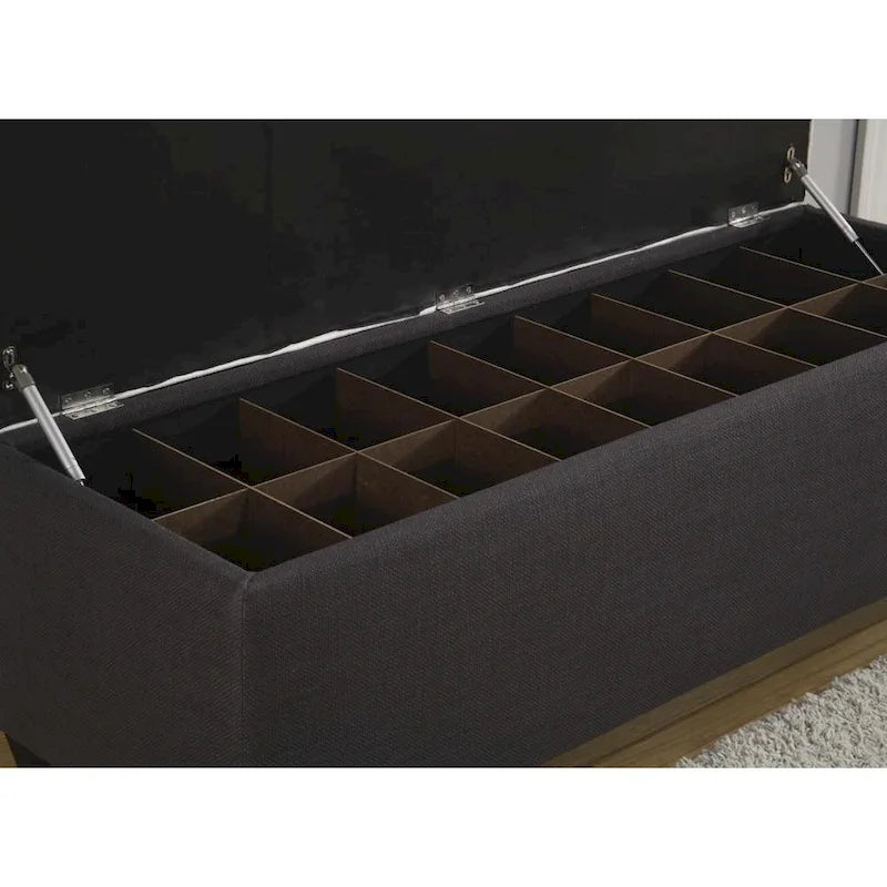 Banc de rangement pour chaussures - Loft Charcoal