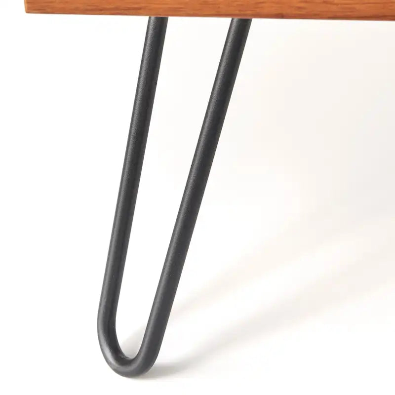 1-Drawer End Table with Chevron Pattern and Lower Shelf