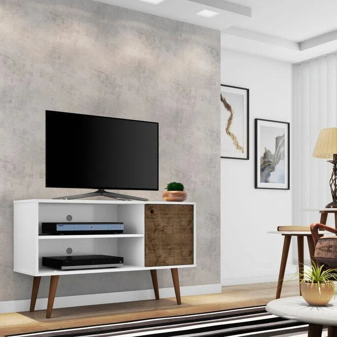 Console de rangement/meuble télé Mid-Century Modern