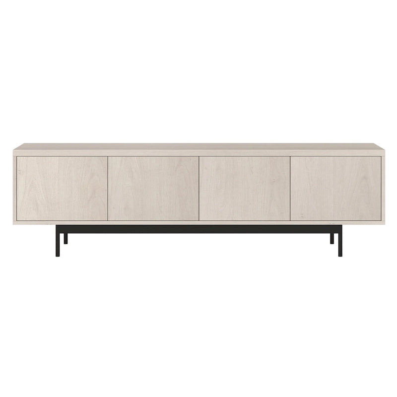 Meuble TV rectangulaire pour téléviseurs jusqu'à 75 pouces, 176,5 cm de large