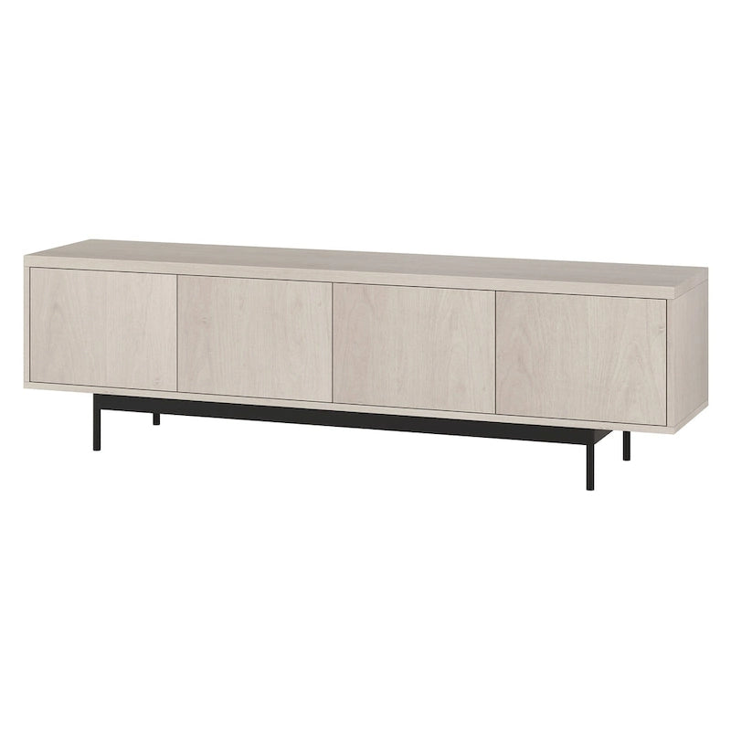 Meuble TV rectangulaire pour téléviseurs jusqu'à 75 pouces, 176,5 cm de large