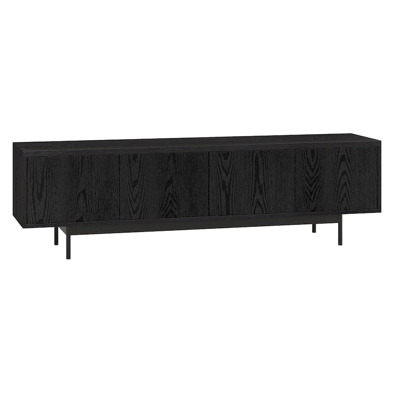 Meuble TV rectangulaire pour téléviseurs jusqu'à 75 pouces, 176,5 cm de large