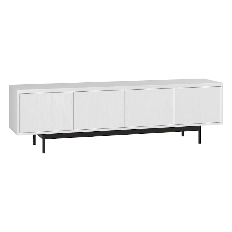 Meuble TV rectangulaire pour téléviseurs jusqu'à 75 pouces, 176,5 cm de large