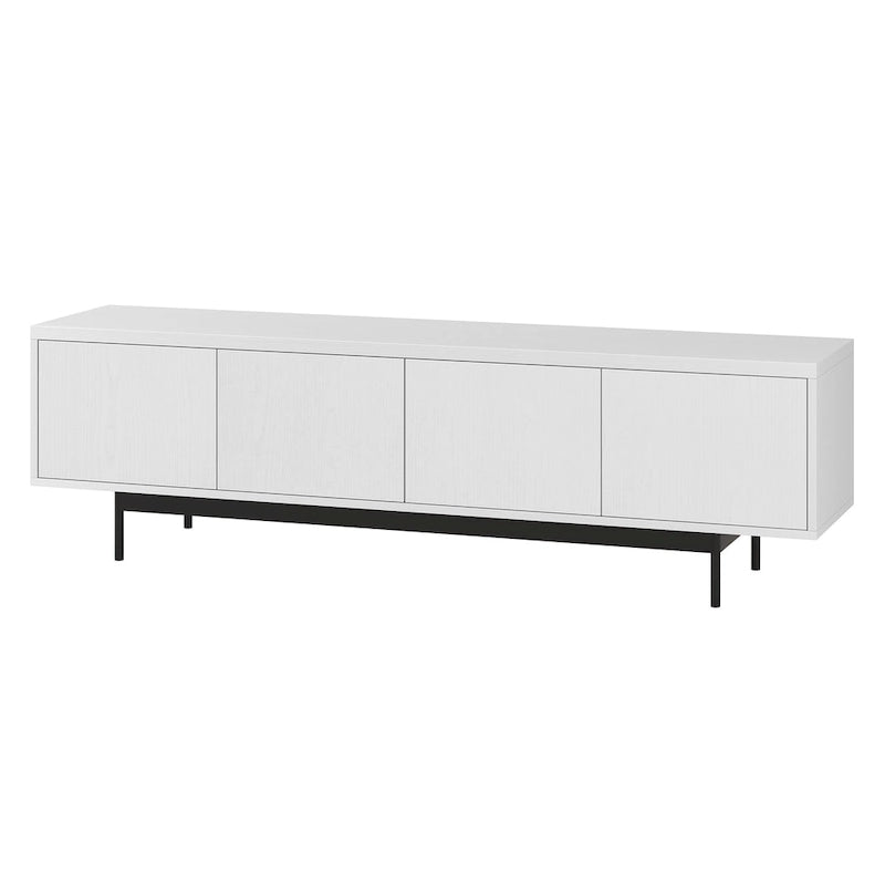 Meuble TV rectangulaire pour téléviseurs jusqu'à 75 pouces, 176,5 cm de large