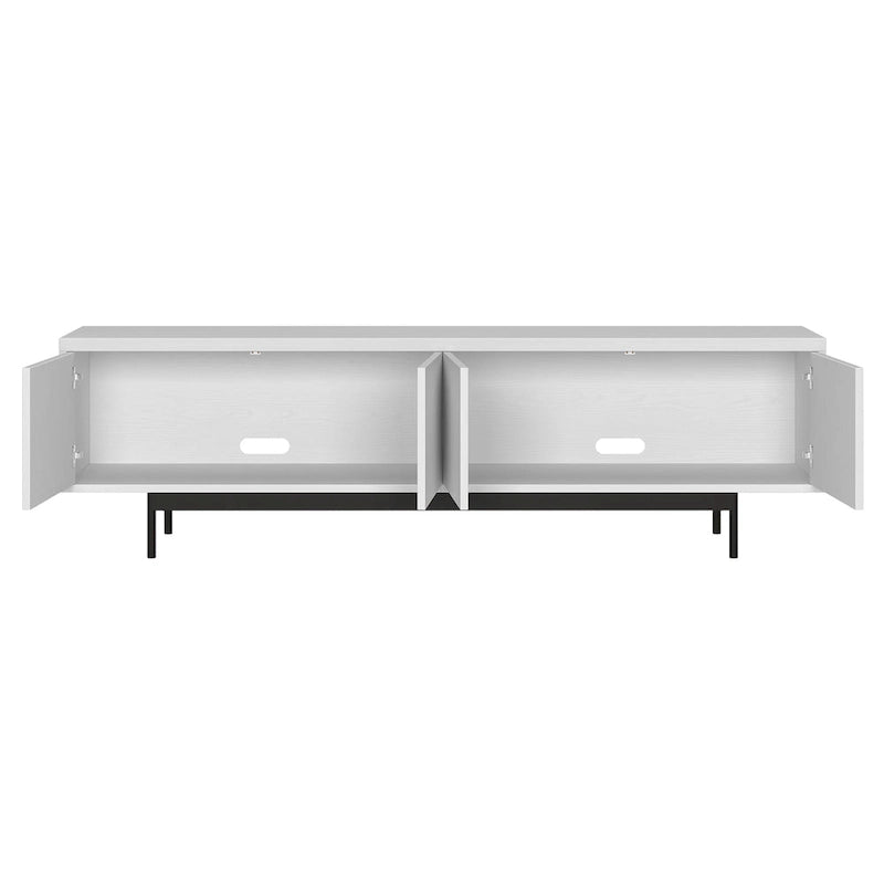 Meuble TV rectangulaire pour téléviseurs jusqu'à 75 pouces, 176,5 cm de large