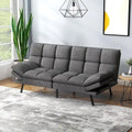 Futon moderne en mousse à mémoire de forme avec accoudoirs réglables
