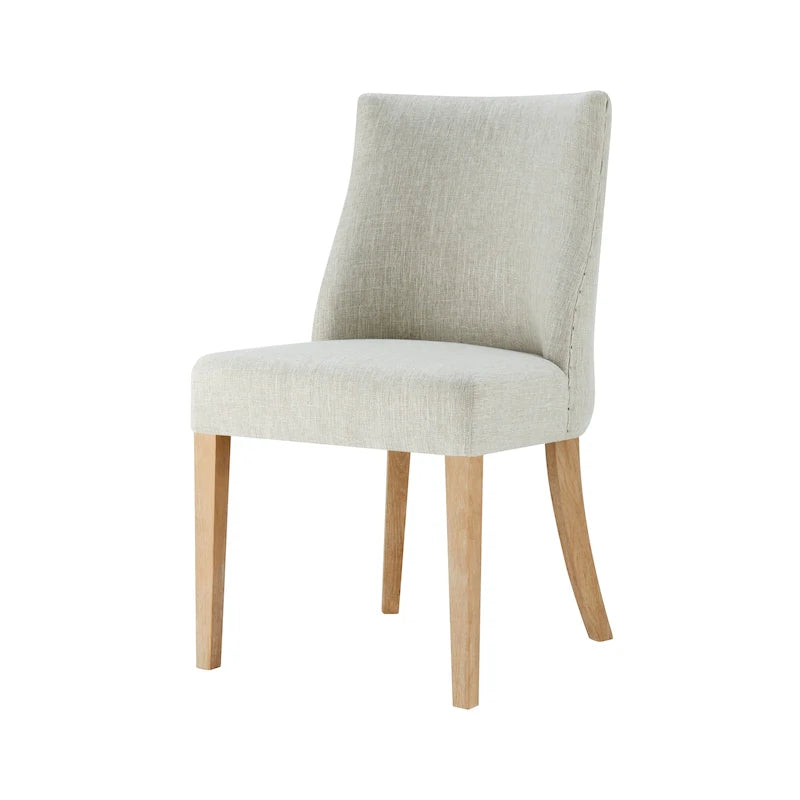 Chaise de salle à manger en tissu, lot de 2