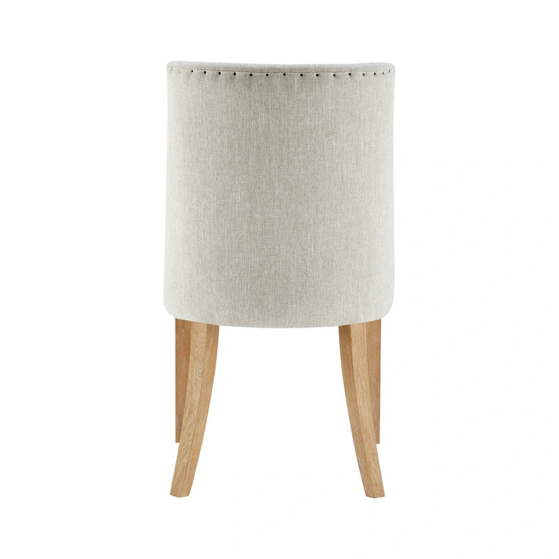 Chaise de salle à manger en tissu, lot de 2