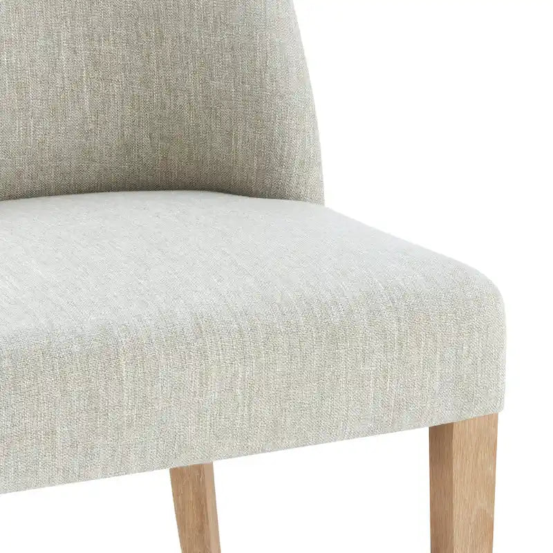 Chaise de salle à manger en tissu, lot de 2