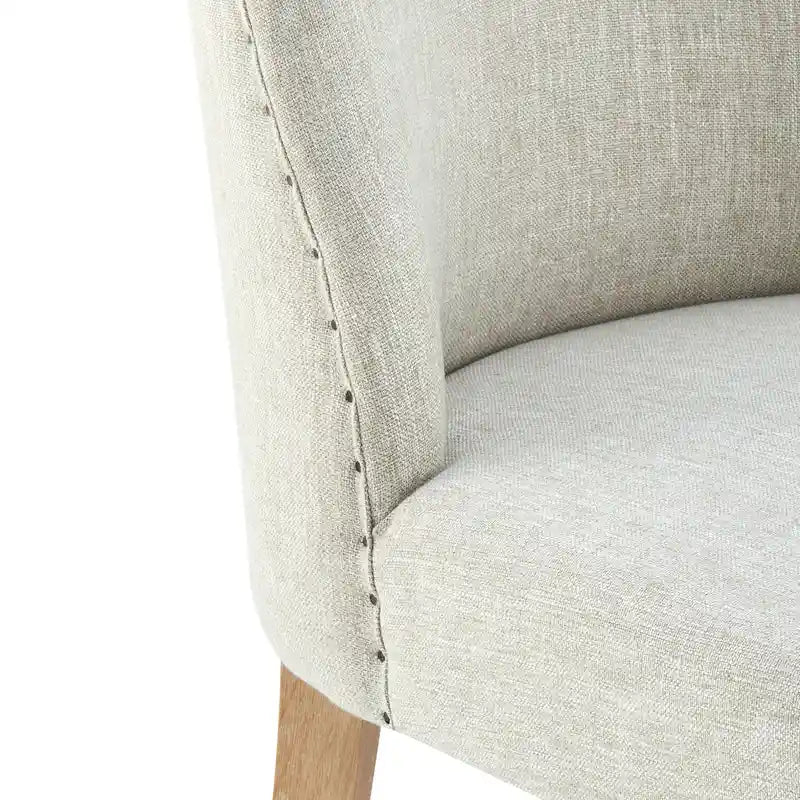 Chaise de salle à manger en tissu, lot de 2