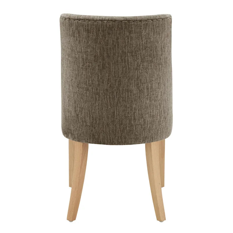 Chaise de salle à manger en tissu, lot de 2