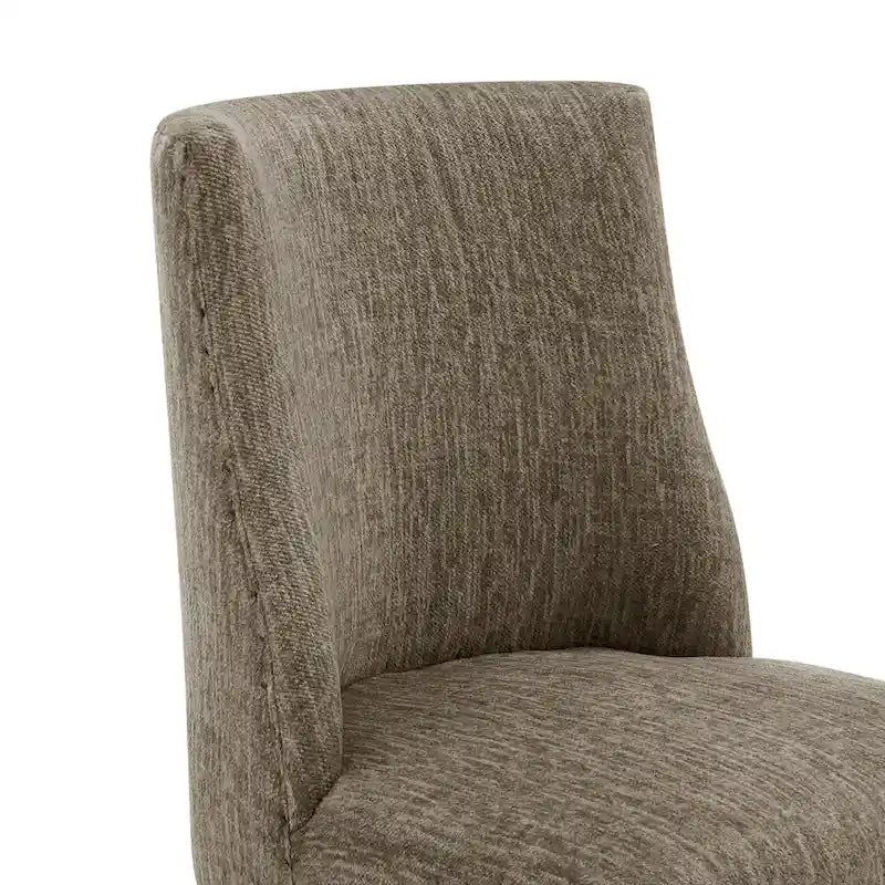 Chaise de salle à manger en tissu, lot de 2