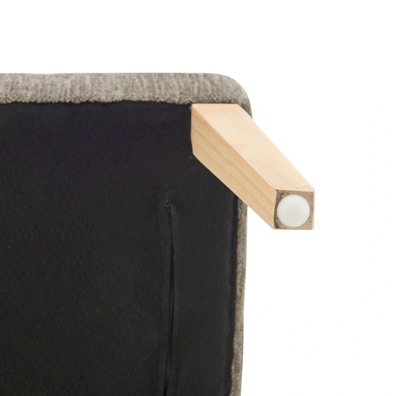 Chaise de salle à manger en tissu, lot de 2