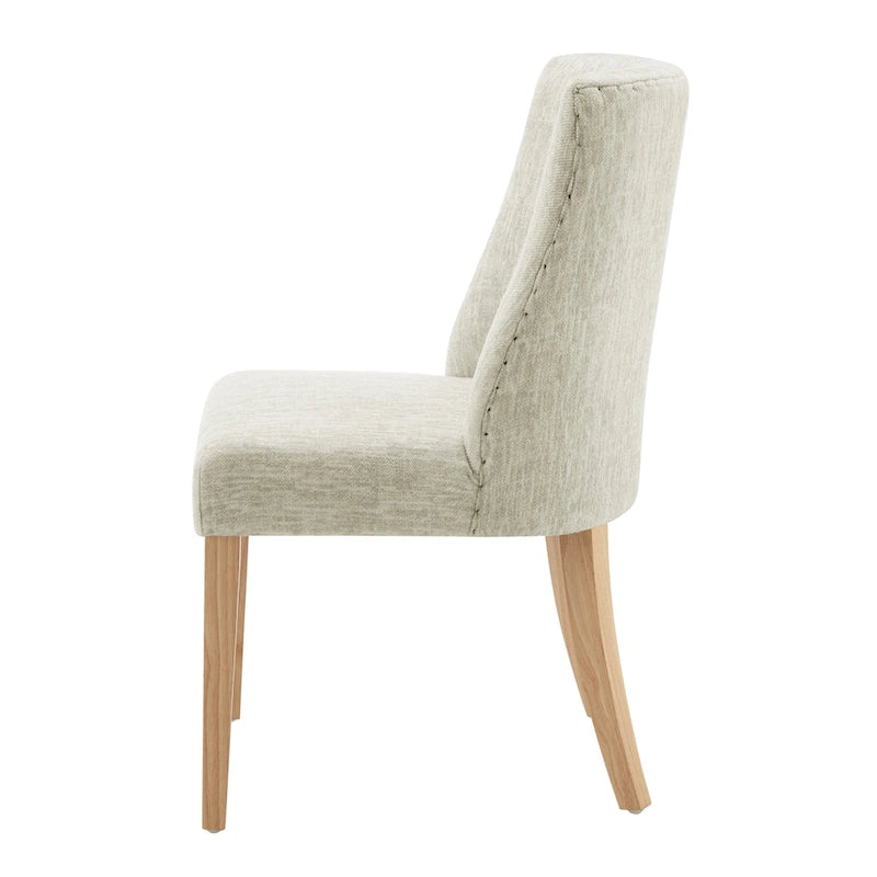 Chaise de salle à manger en tissu, lot de 2