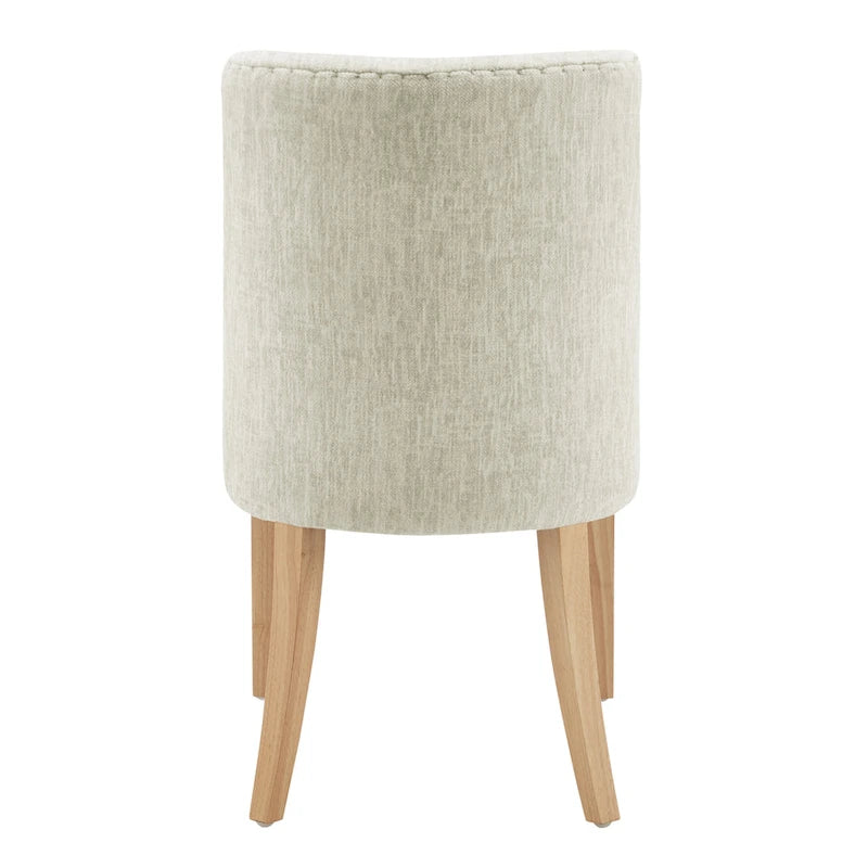 Chaise de salle à manger en tissu, lot de 2