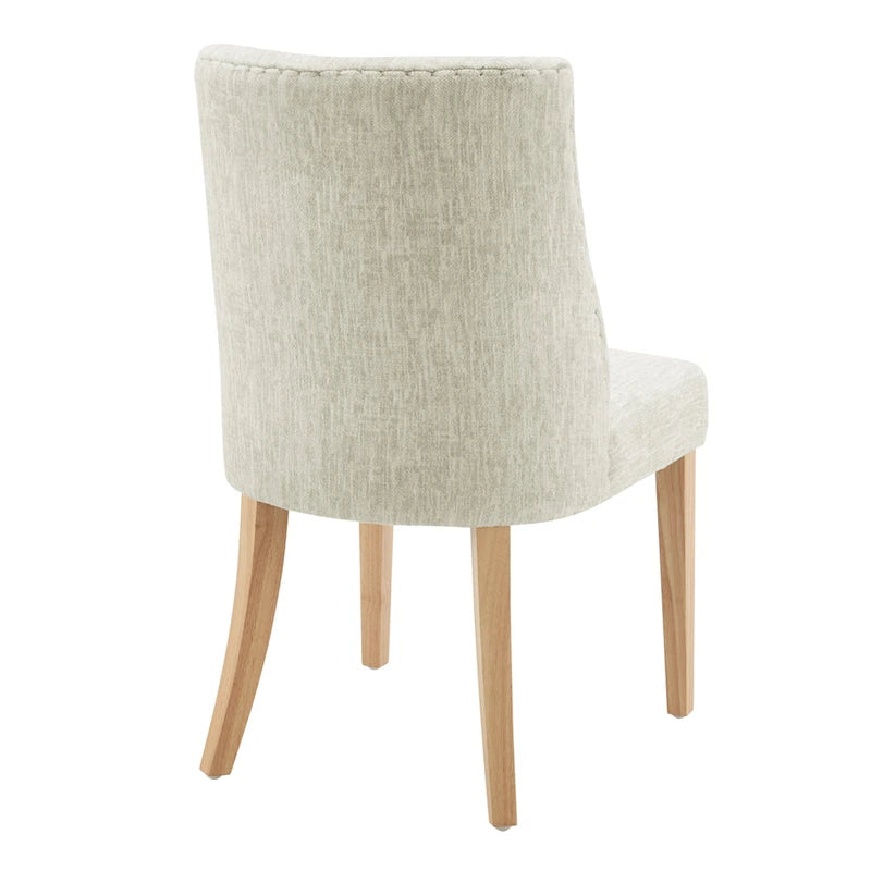 Chaise de salle à manger en tissu, lot de 2