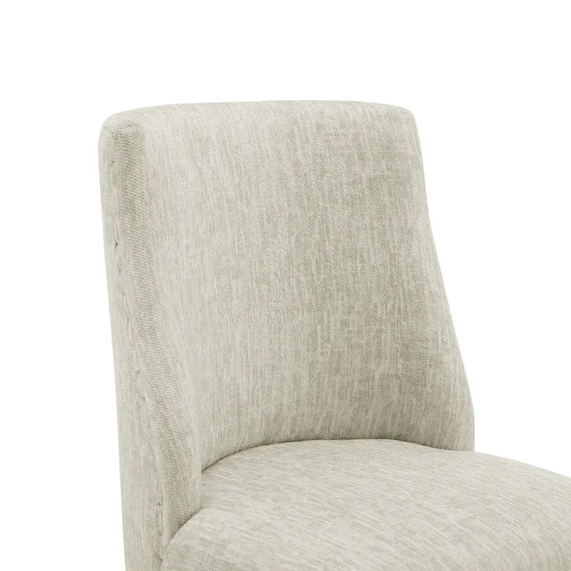 Chaise de salle à manger en tissu, lot de 2