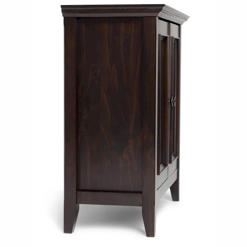 Meuble bas de rangement transitoire en bois massif 32L x 14P x 31H