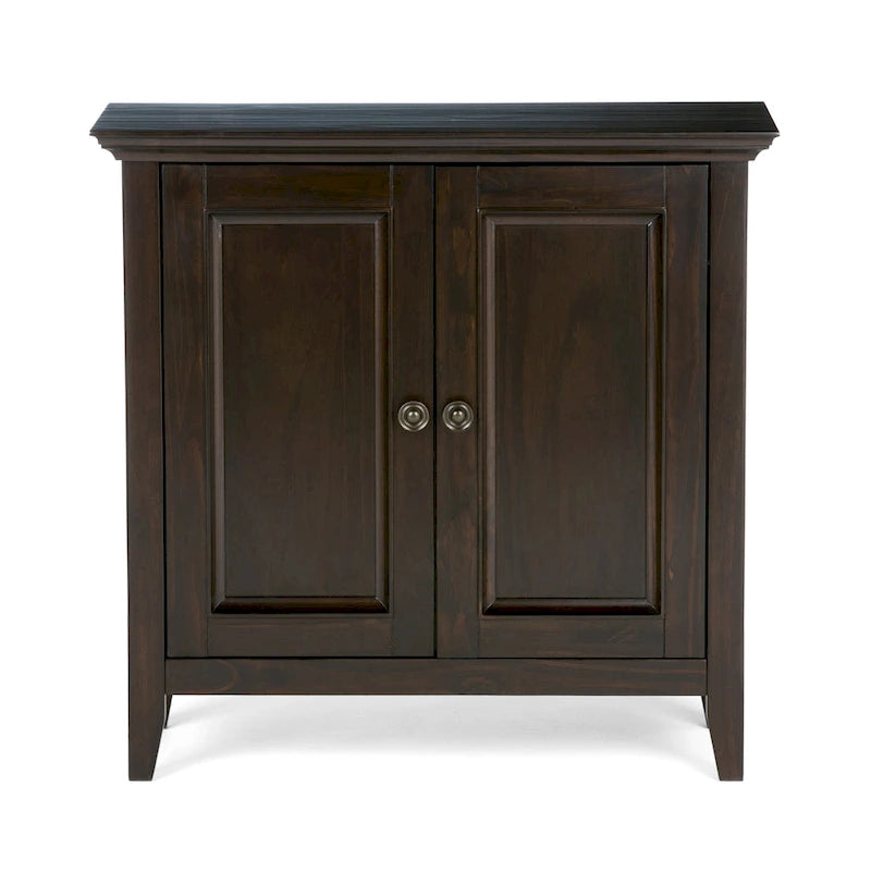 Meuble bas de rangement transitoire en bois massif 32L x 14P x 31H