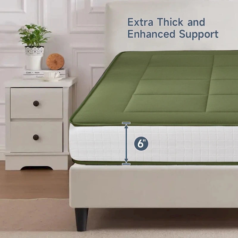 Matelas de futon de 15 cm avec mousse à mémoire de forme