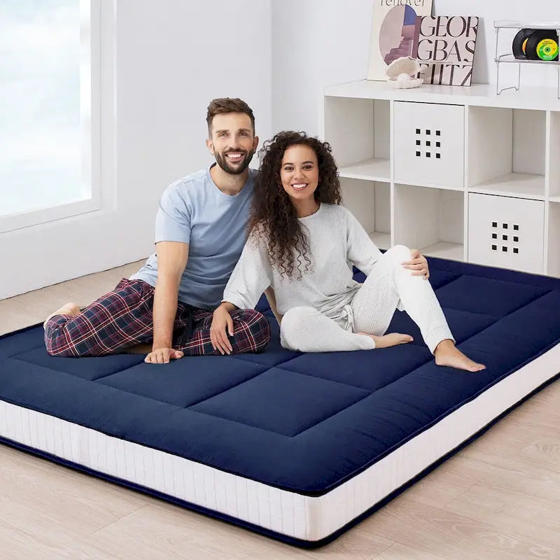 Matelas de futon de 15 cm avec mousse à mémoire de forme